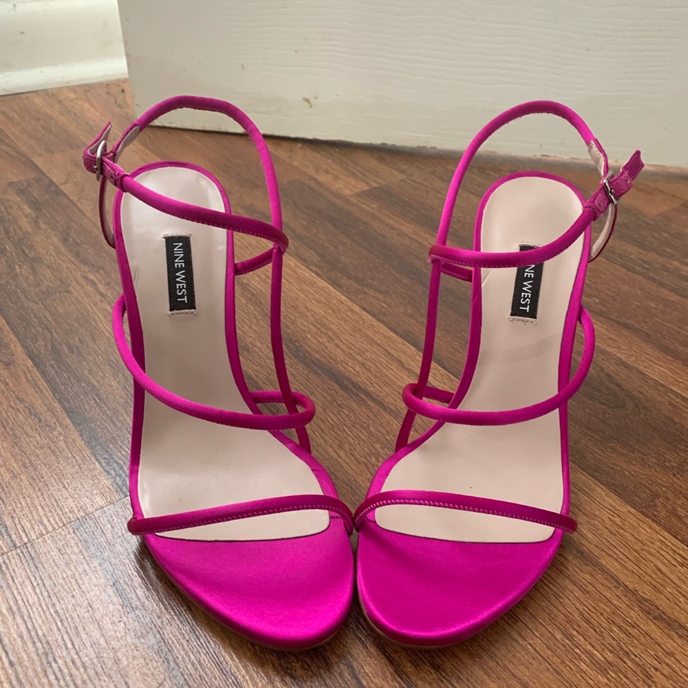 Nine West strappy heels